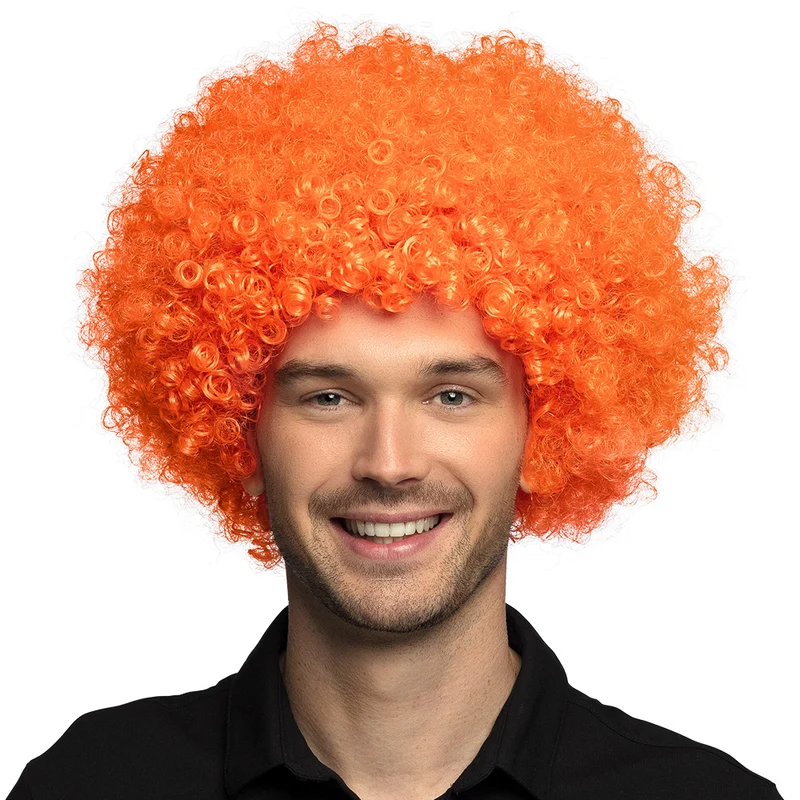 Oranje Pruik Groove | Instant Koningsdag Party Look
