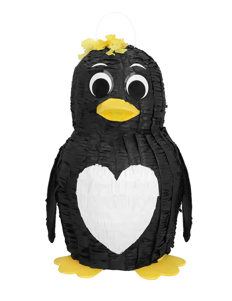 Pinguin-Piñata für Kinderpartys 37 cm