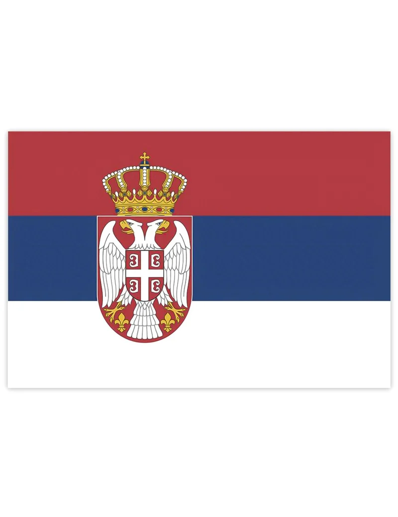Flagge Serbien - 150 x 90 cm - Fanartikel