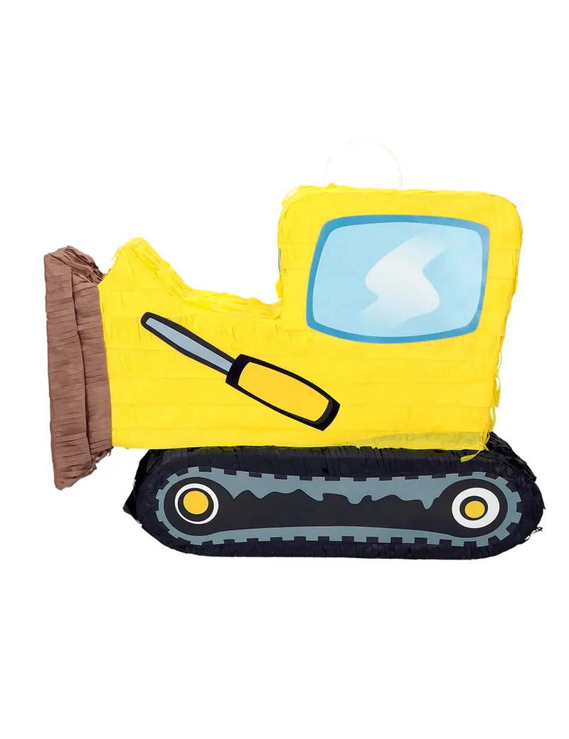Baustellen-Bulldozer Piñata 45 cm