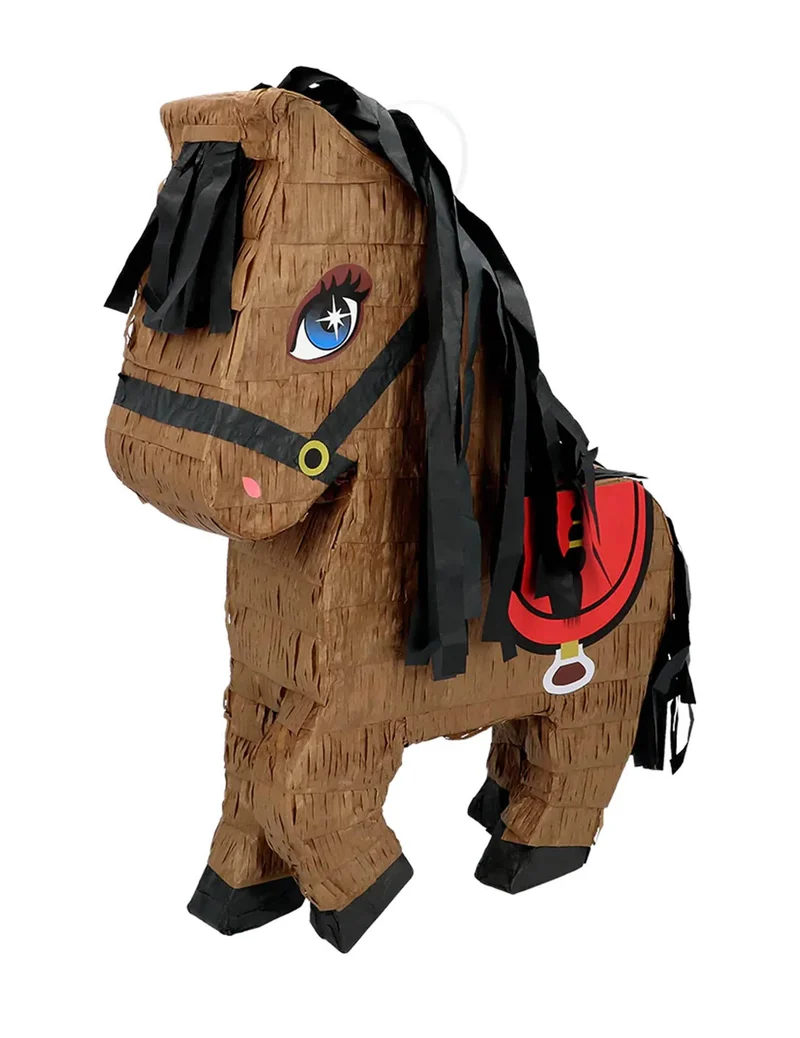 Braunes Pferd Piñata 43 cm