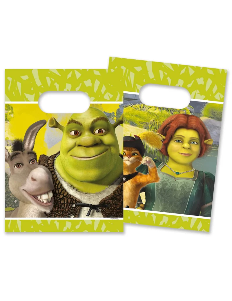 4 Geschenktüten aus Papier Shrek™