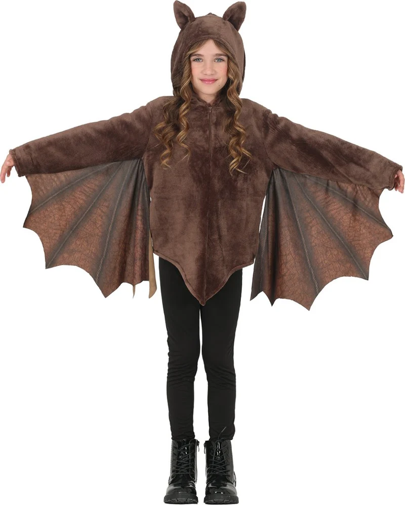 Halloween-Kostüm „Braune Fledermaus“ für Kinder