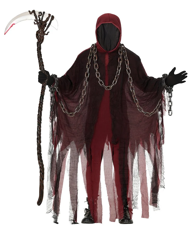 Halloween-Kostüm Rot für Herren – geheimnisvoll