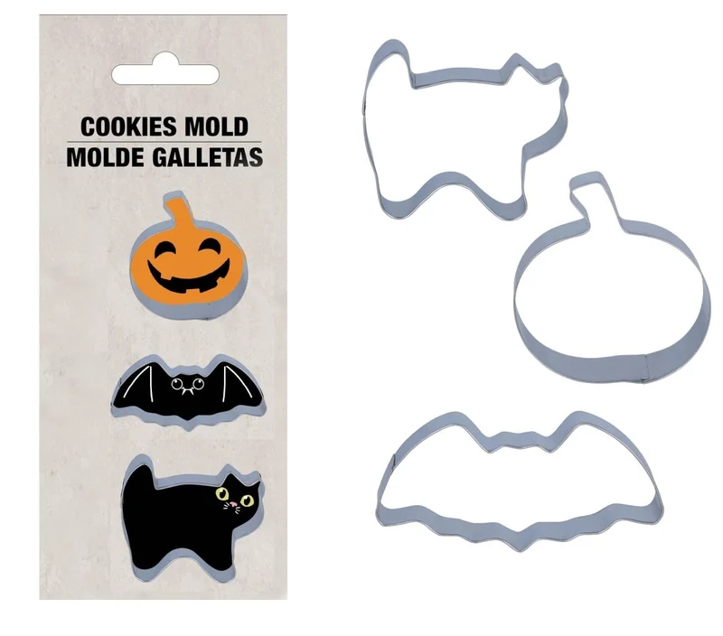 Halloween-Keksausstecher, 3er-Set