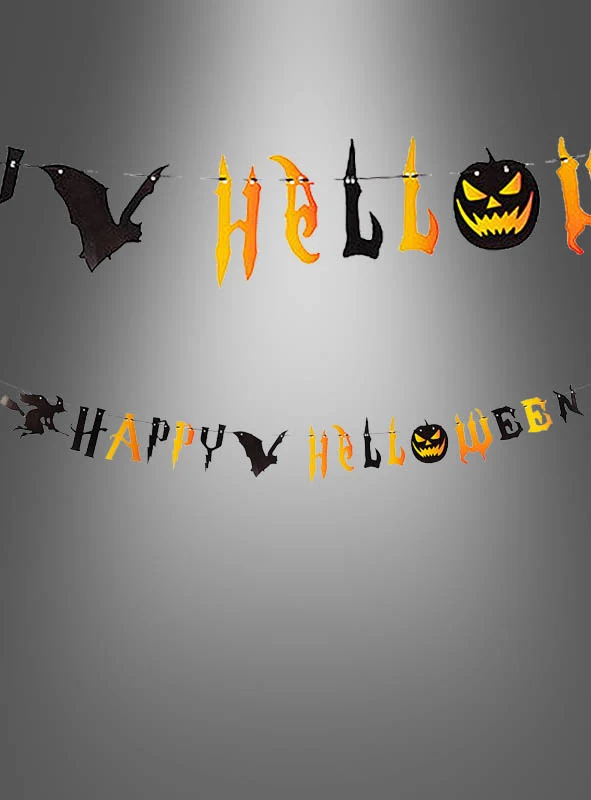 Happy Halloween Papiergirlande 250cm