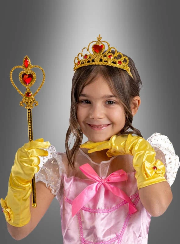 Goldene Krone Prinzessin Set