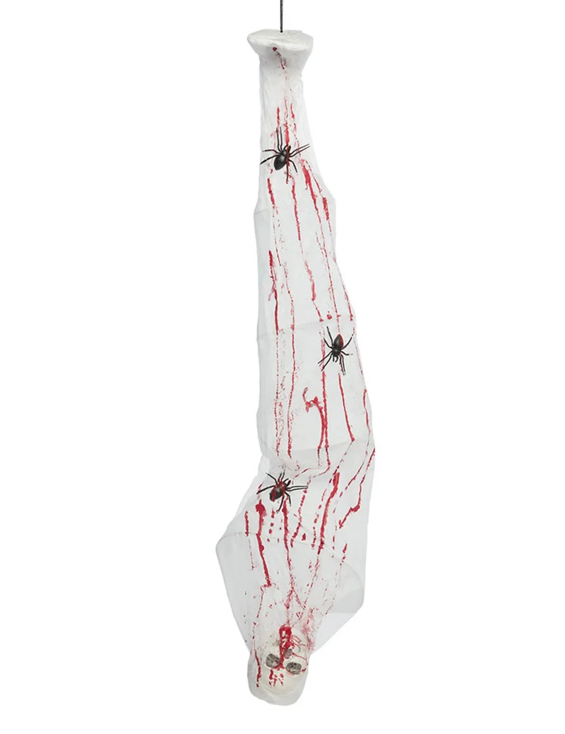 Halloween Deko-Kokon mit Spinnen & Animation 165 cm