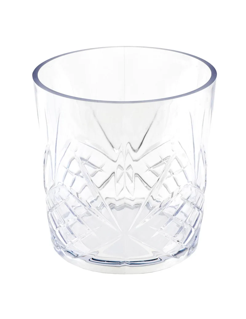 Trinkglas aus transparentem Kunststoff 32,5 cl