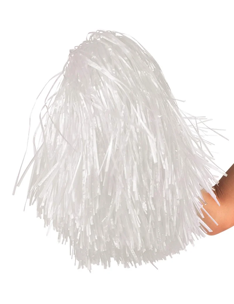Pompon Fan weiß