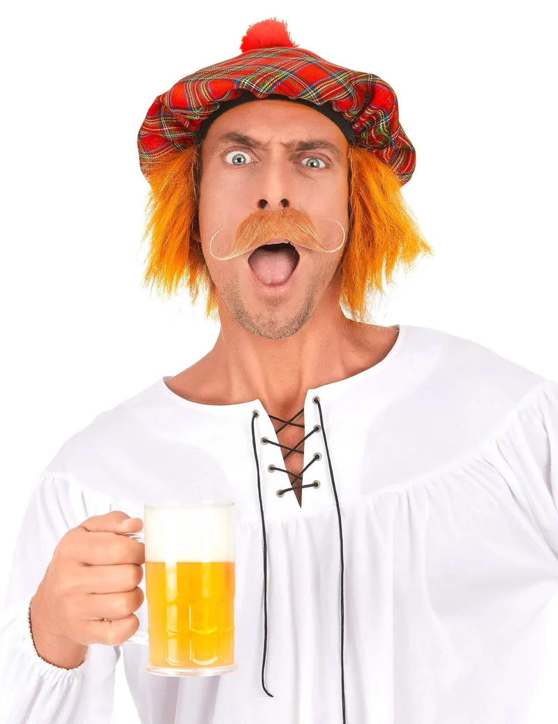 Schottische Tellermütze für Erwachsene
