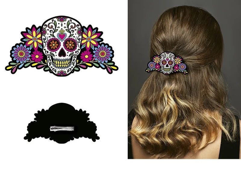 Halloween-Haarspange Catrina