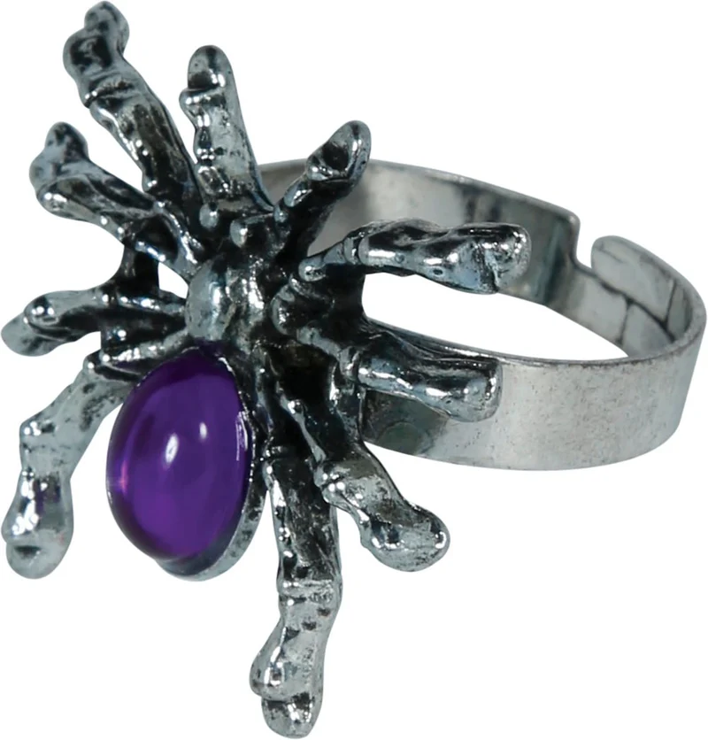 Halloween-Ring „Spinne“ 2 cm