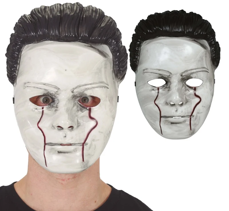 Halloween-Maske „Weißer Killer“