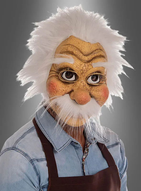 Geppetto Opa Maske Deluxe aus Pinocchio