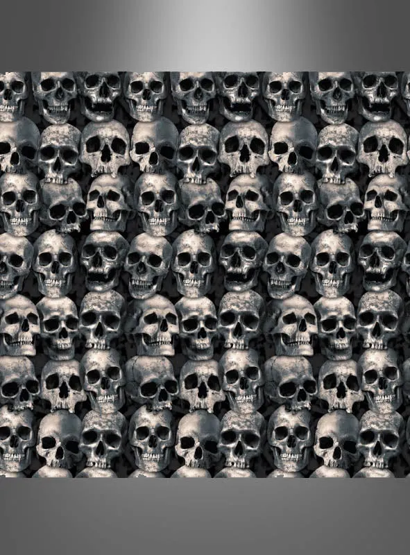 XXL Totenkopf Wanddeko 120x600cm