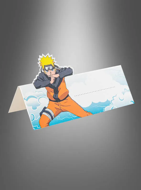Platzkarten Naruto Tischdeko