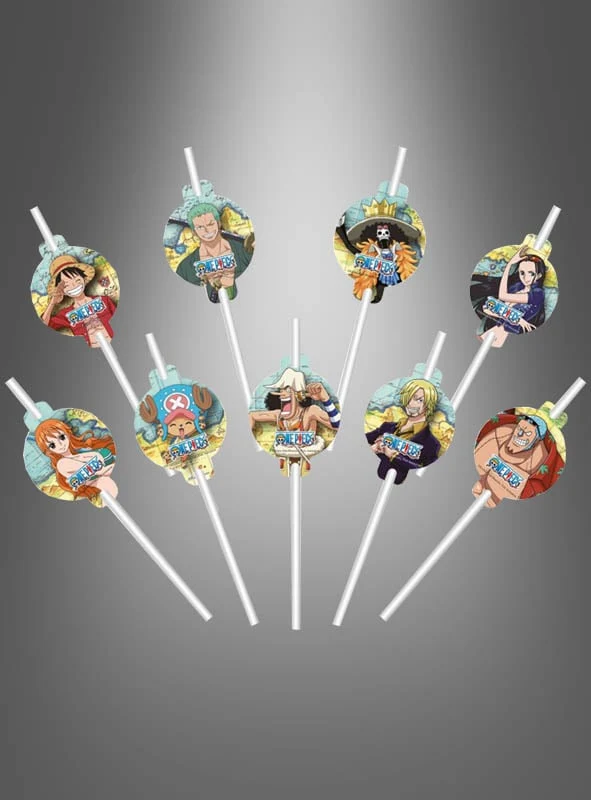 One Piece Papier Strohhalme