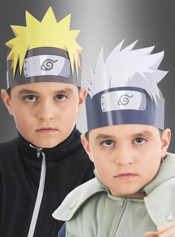 Papier Kopfbedeckungen Naruto Kakashi 8 Stück