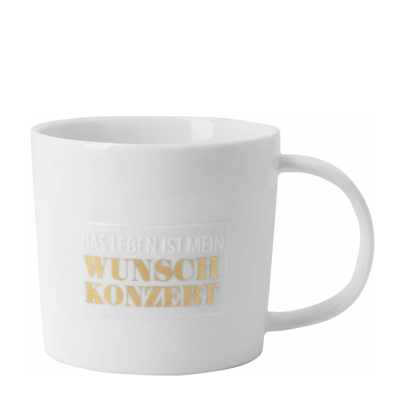 Räder Poesietasse Das Leben ist mein Wunschkonzert