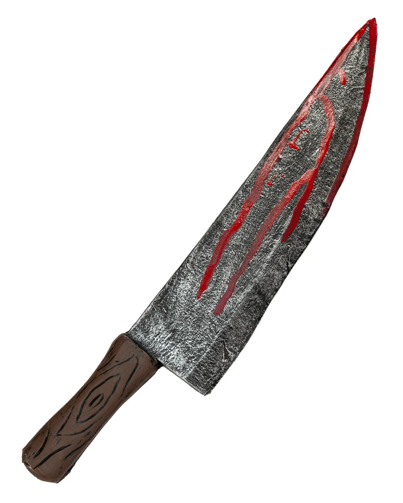 Blutiges Slasher Küchenmesser 41cm