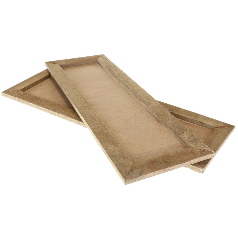Holztablett, 2er SET