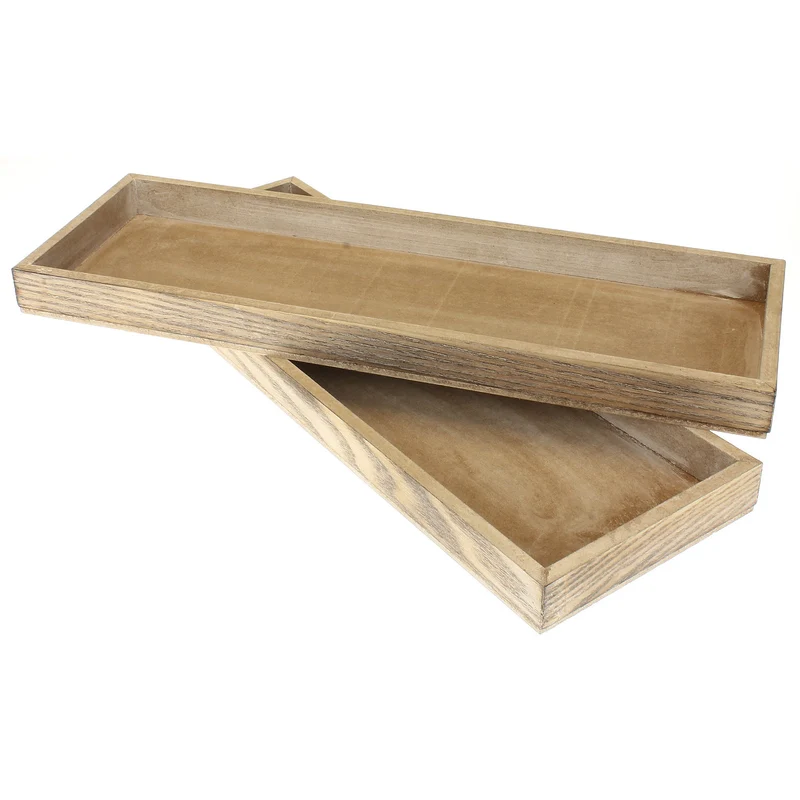 Holztablett, 2er SET Holzschale