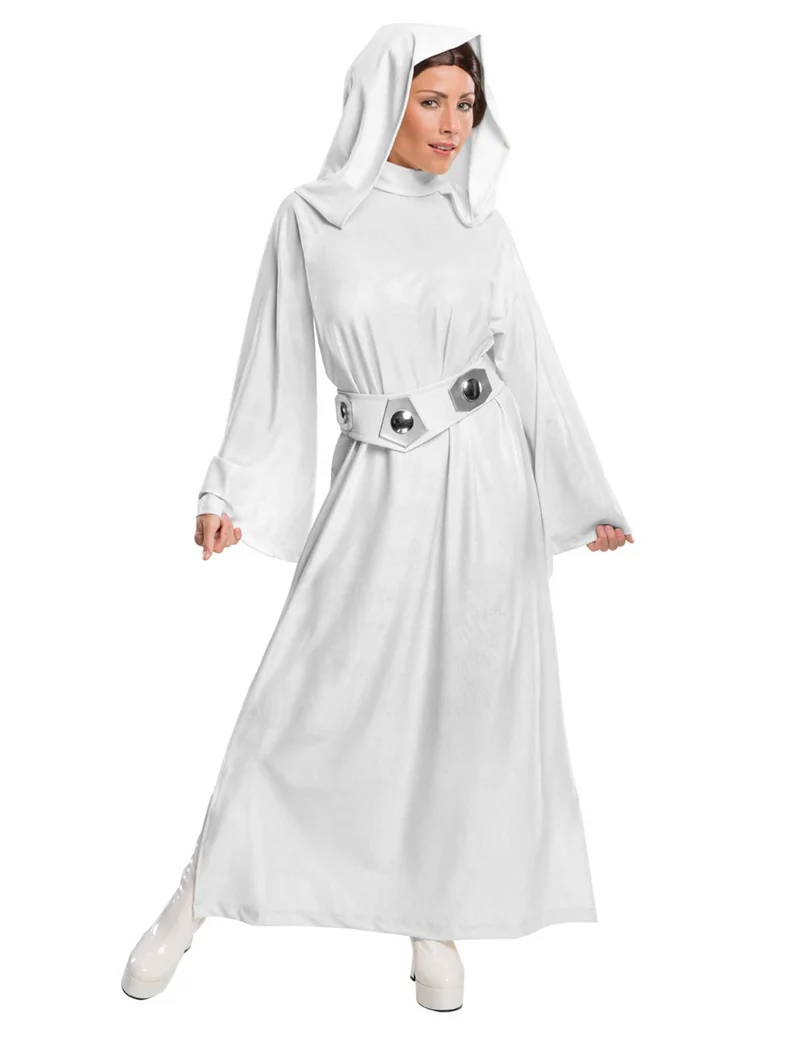 Prinzessin Leia™-Damenkostüm Star Wars™-Lizenz weiss