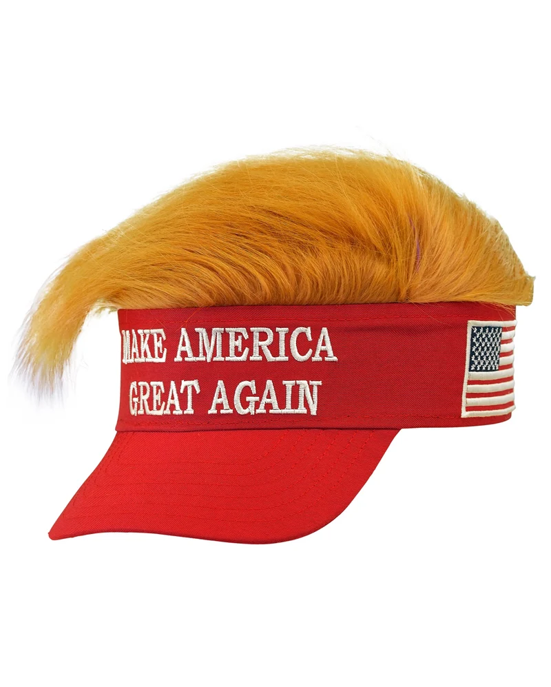 MAGA Schirmmütze mit Plüschhaaren