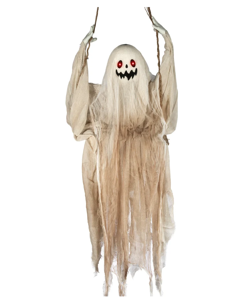 Scary Fetzengeist auf Schaukel Halloween Animatronic 120cm