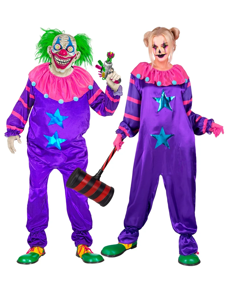 Gift Violettes Horrorclown Kostüm