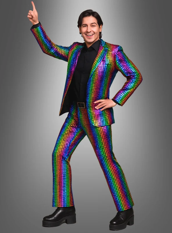 Bunter Anzug Regenbogen