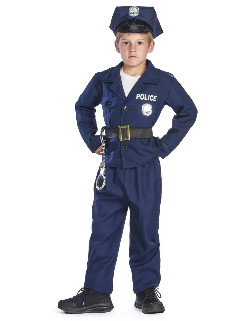 Polizistenkostüm Deluxe für Jungen