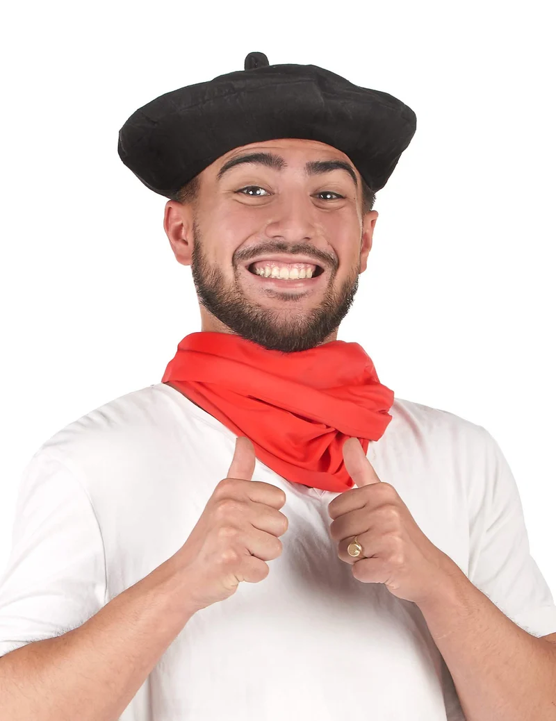 Baskenmütze traditionell schwarz