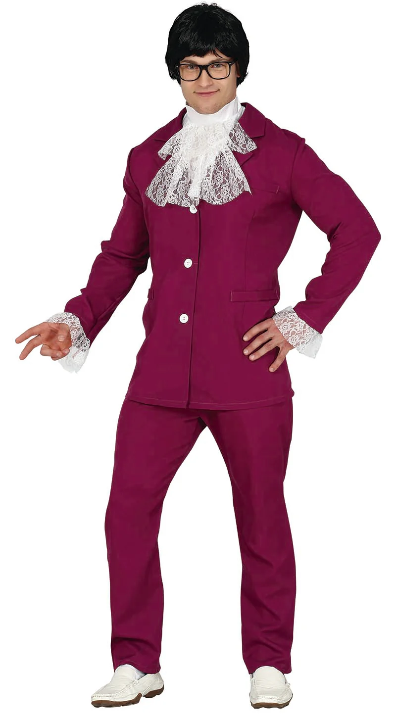 Austin Powers Nerd Kostuum Heren – Foute Jaren 60 Look