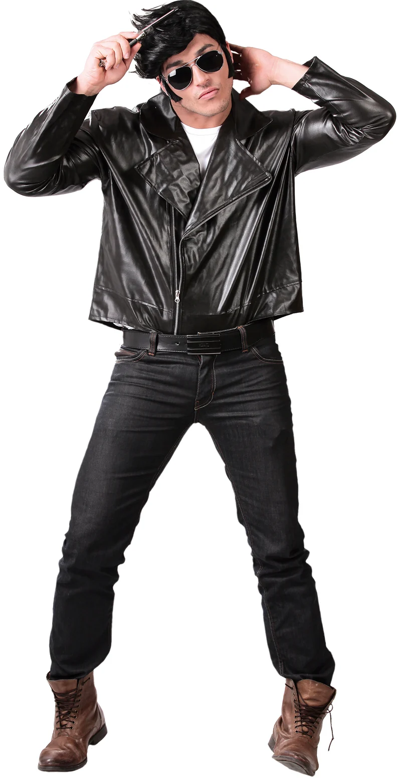 John Travolta Grease Jasje – Danny Zuko Look | Jaren 50 Verkleedkleding