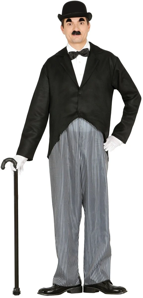 Charlie Chaplin Kostuum Heren – Jasje & Broek | Klassiek Filmicoon