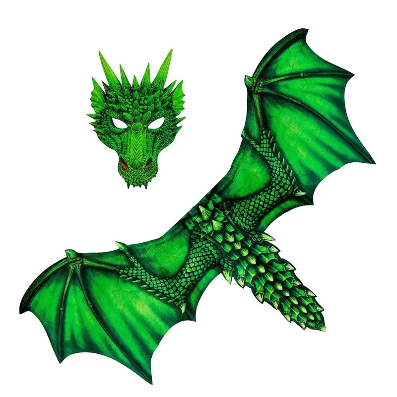 Drachen-Kostüm-Set, grün