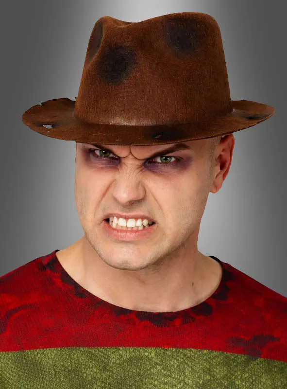 Brauner Fedora Hut Freddy