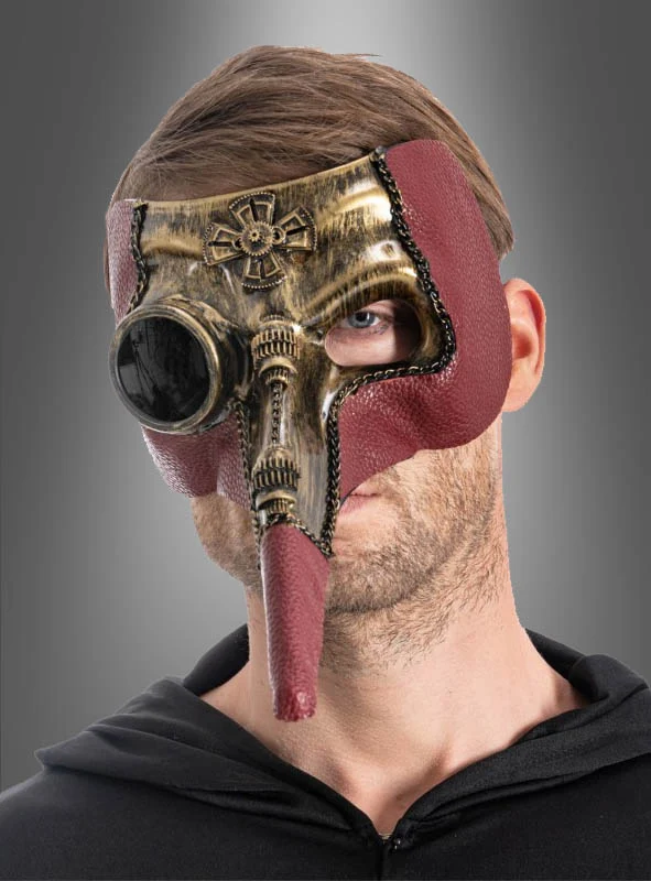 Steampunk Pestdoktor Maske