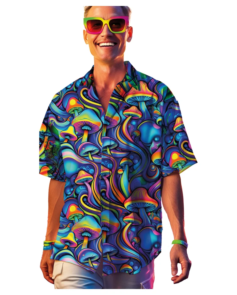 Psychedelic Magic Mushroom Hemd