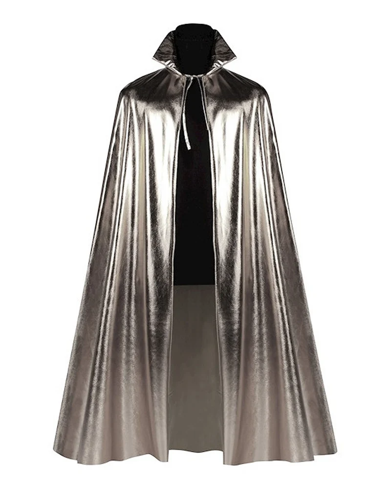 Edler Umhang in Silber-Metallic