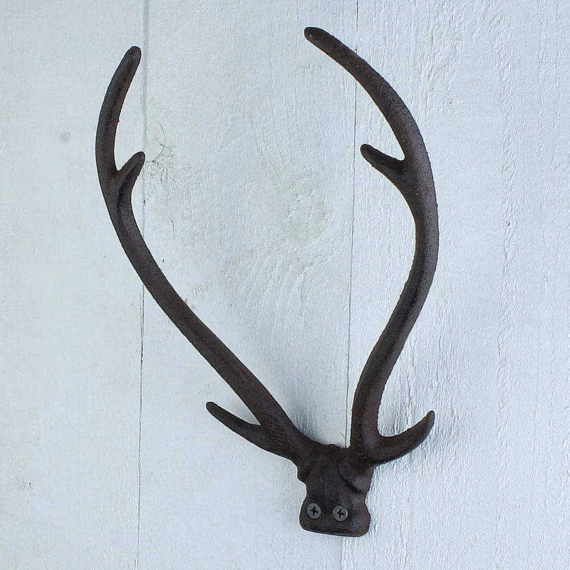 Wandhaken Geweih lang