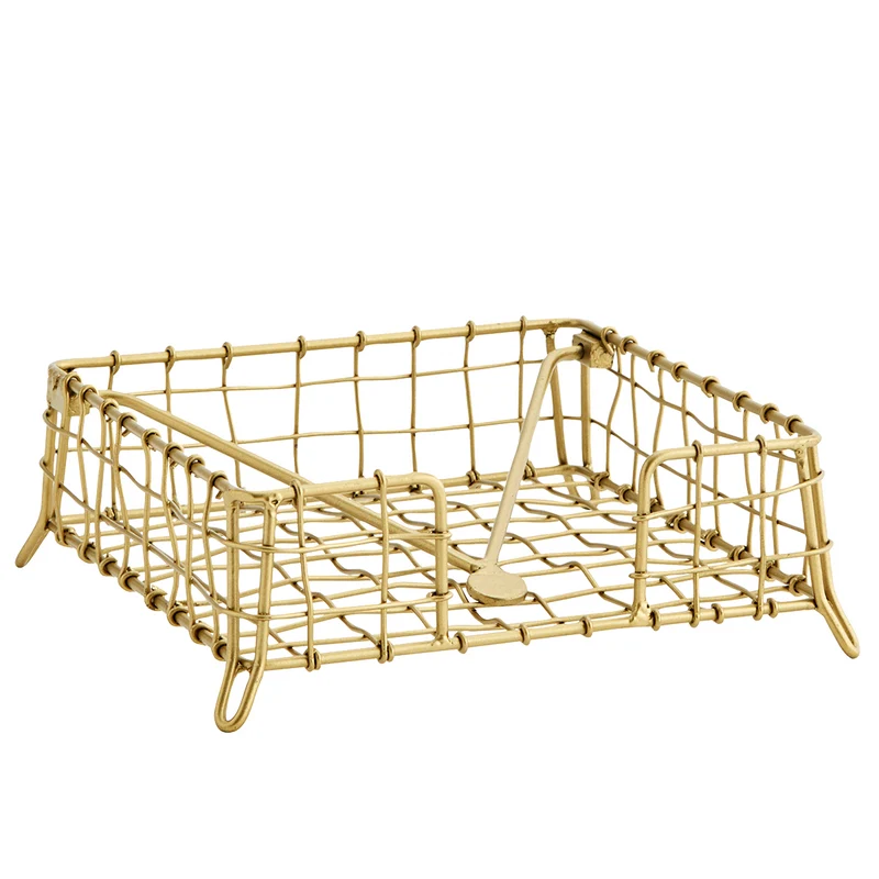 Serviettenhalter filigran antikgold