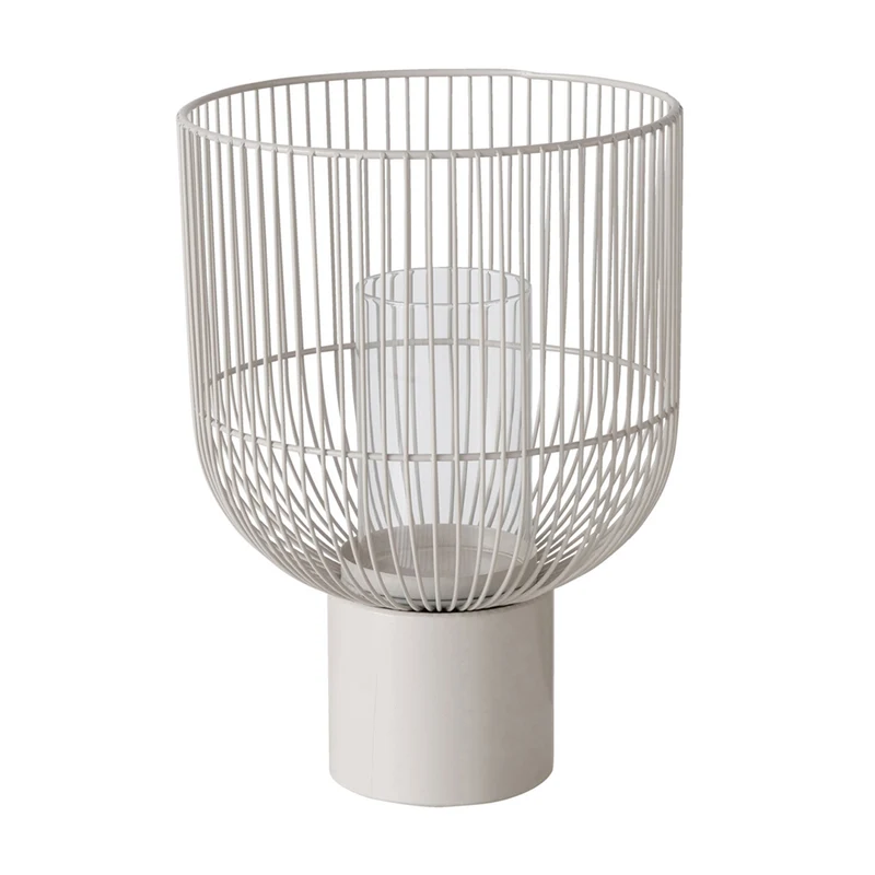 Windlicht Jonas beige groß