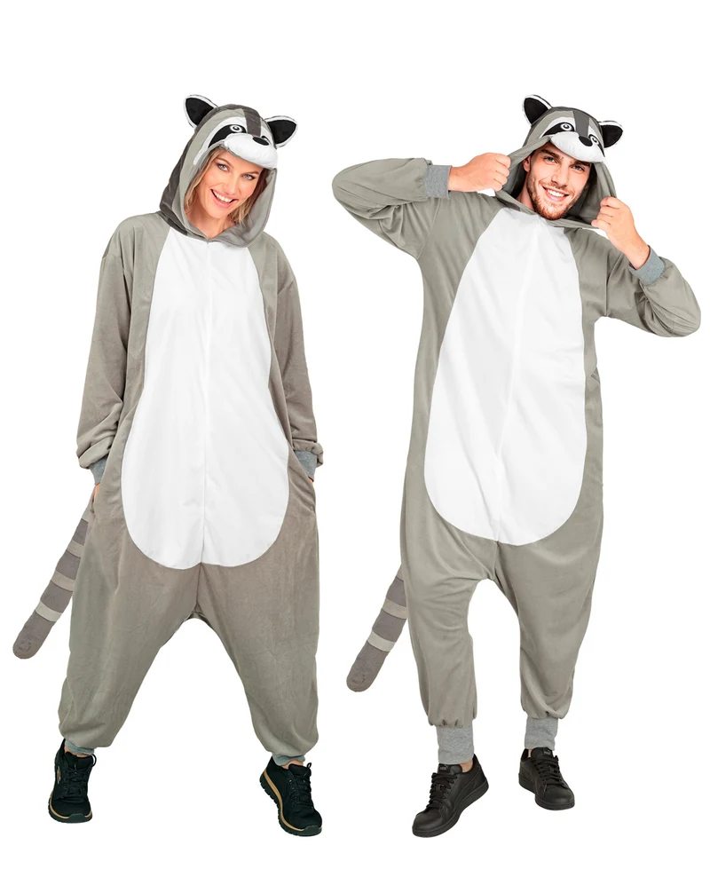 Waschbär Plüschkostüm Onesie