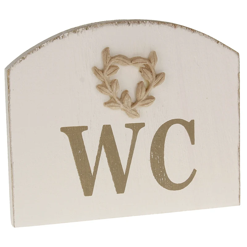WC Türschild Holz