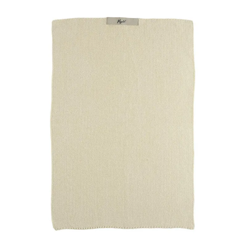 IB Laursen Handtuch Mynte Latte gestrickt