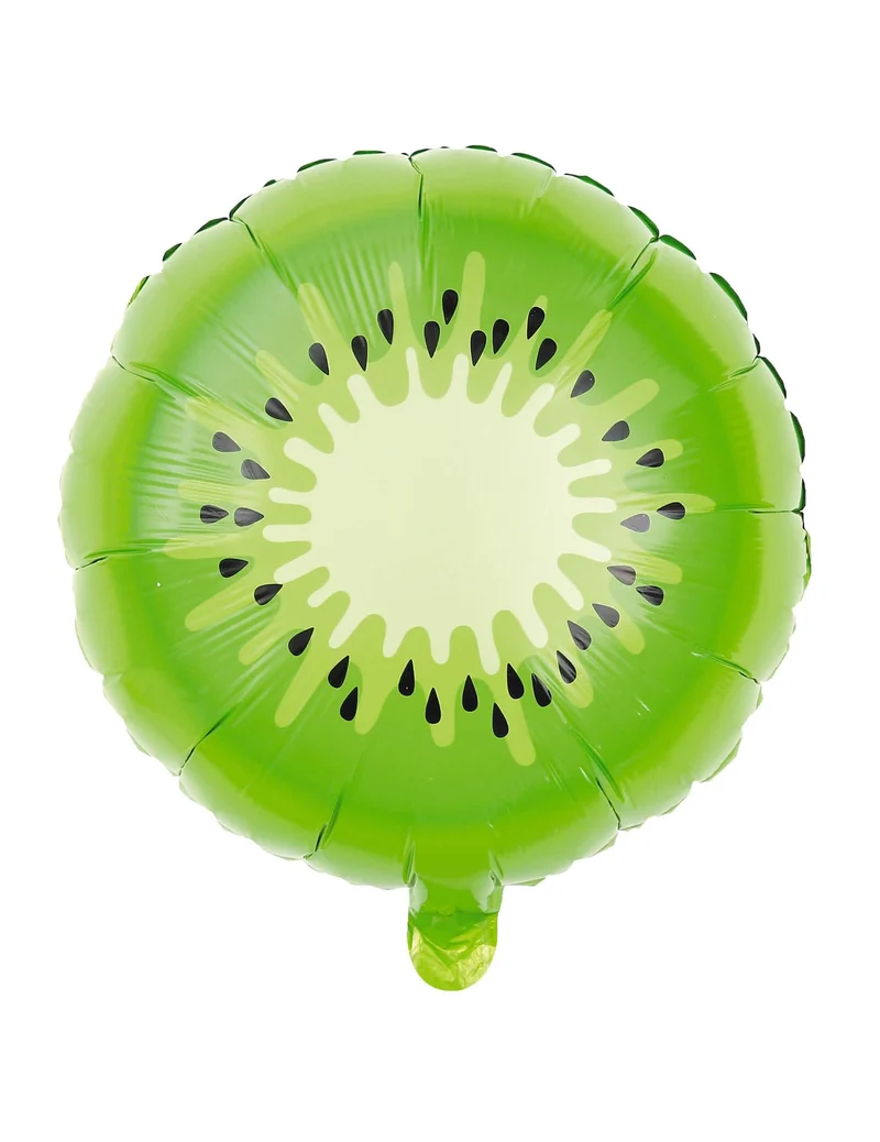 Tropischer Kiwi-Aluminiumballon 46 cm Partydeko