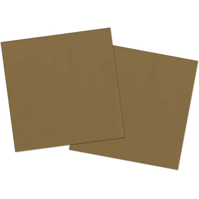 Goldene Servietten Deluxe 33cm 20 Stk